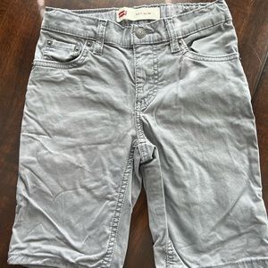 Child’s size 8 Levis 511th grey shorts